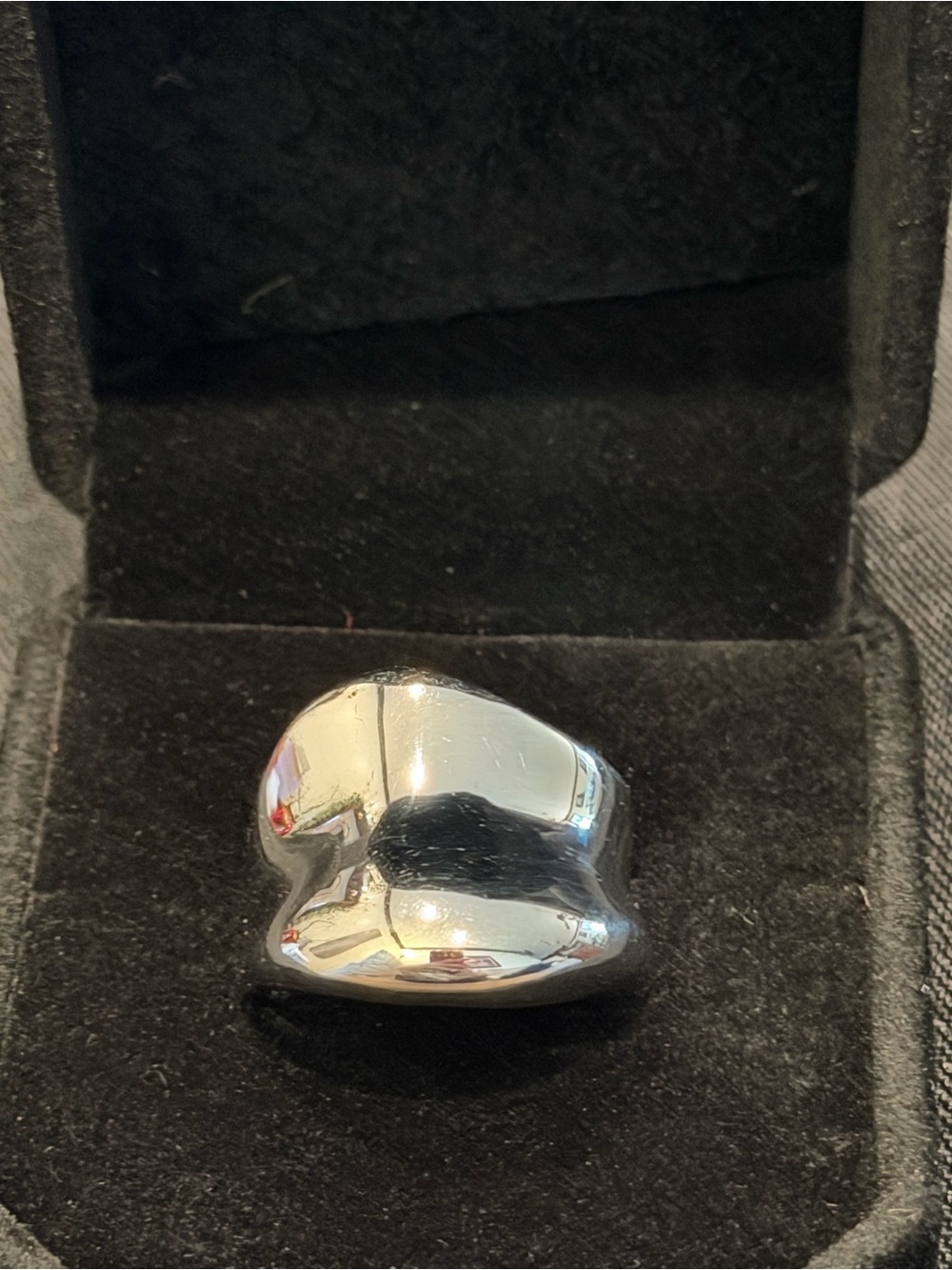 Polished 925 Sterling Silver Women’s 🩶Statement Ring. Never Worn/Vintage - Sz. 6